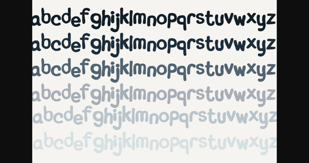 Peppy Pigeon Font Poster 7