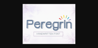 Peregrin Font Poster 1