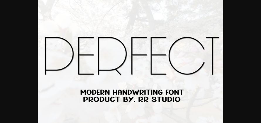 Perfect Font Poster 3