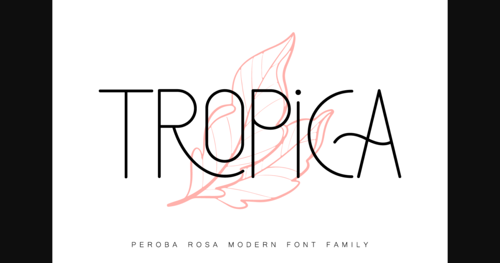 Peroba Rosa Font Poster 10