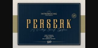 Perserk Font Poster 1