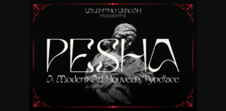 Pesha Font Poster 1