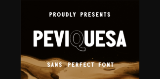 Peviquesa Font Poster 1