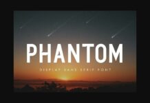 Phantom Font Poster 1