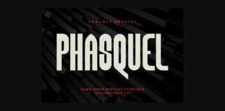 Phasquel Font Poster 1