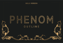 Phenom Outline Bold Font