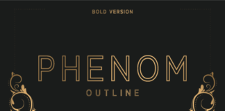 Phenom Outline Bold Font