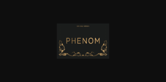 Phenom Semi-Bold Font Poster 1