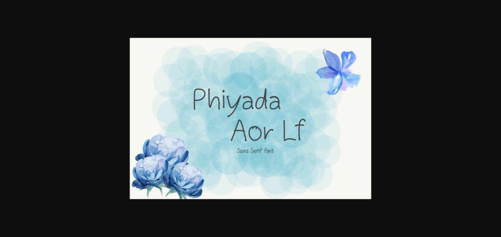 Phiyada Aor Lf Font Poster 1