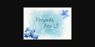 Phiyada Aor Lf Font Poster 1