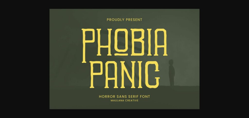 Phobia Panic Font Poster 3