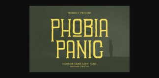 Phobia Panic Font Poster 1