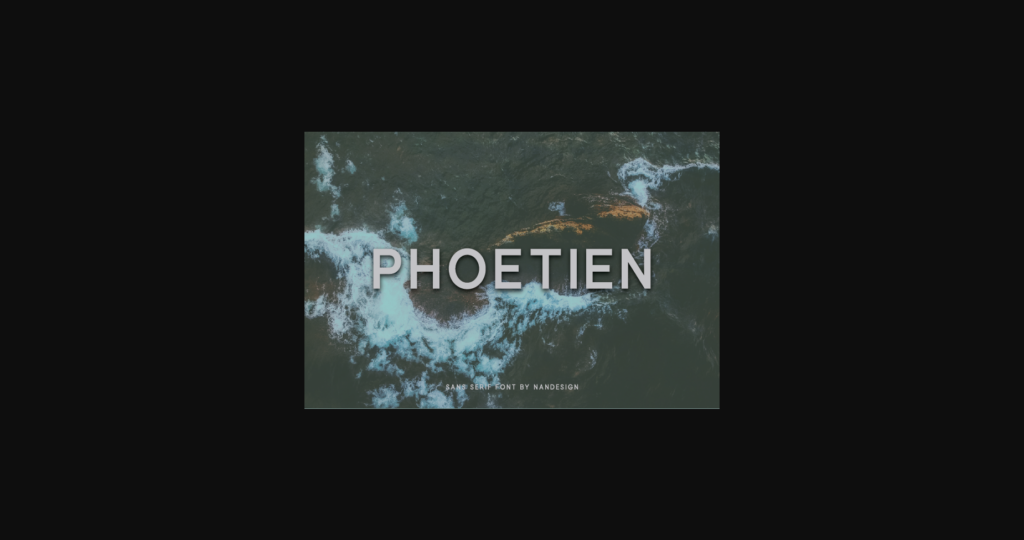 Phoetien Font Poster 3