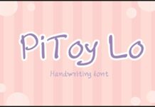 Pitoy Lo Font Poster 1