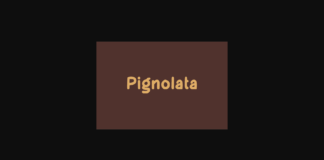 Pignolata Font Poster 1