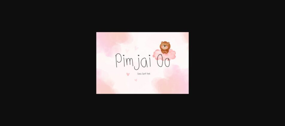 Pimjai Oo Font Poster 3