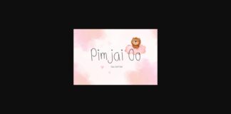 Pimjai Oo Font Poster 1