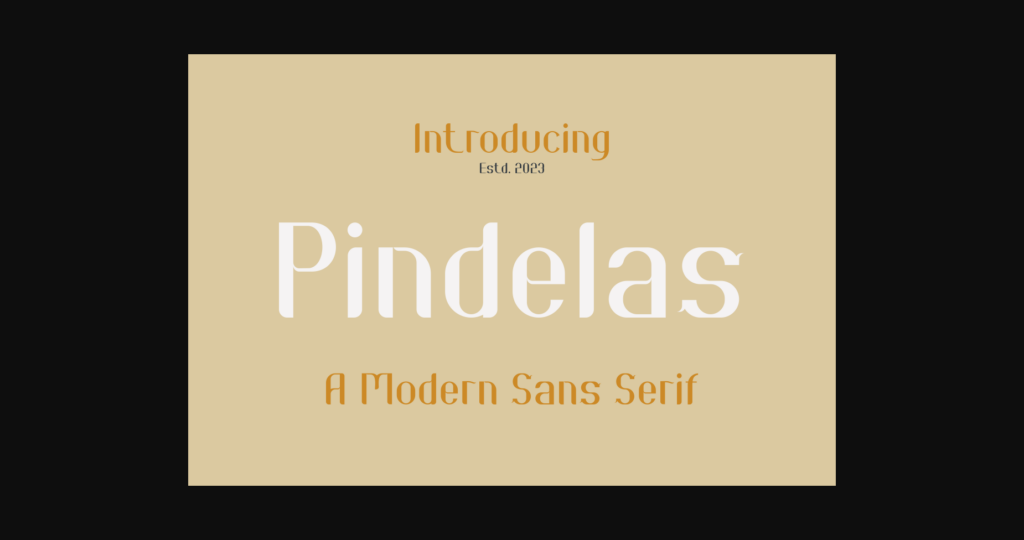 Pindelas Font Poster 3