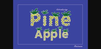 Pine Apple Font Poster 1