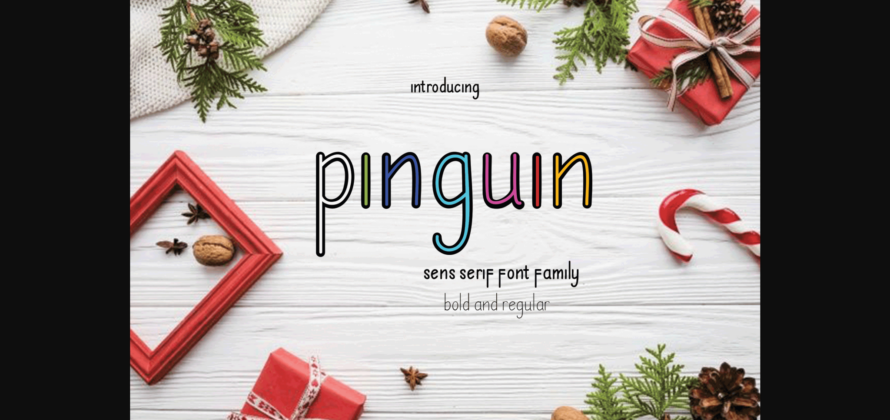 Pinguin Font Poster 1