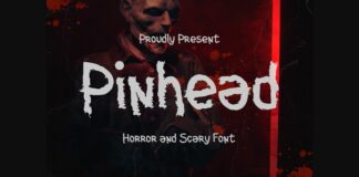 Pinhead Font Poster 1