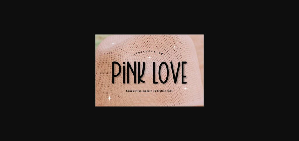 Pink Love Font Poster 3