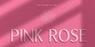 Pink Rose Fonts