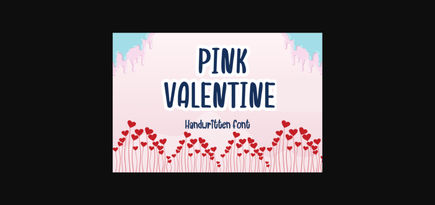 Pink Valentine Font Poster 1