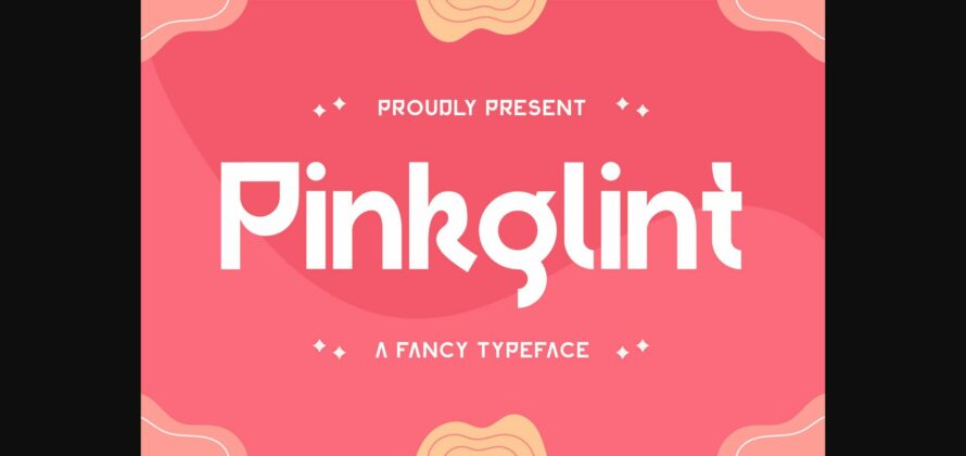 Pinkglint Font Poster 3