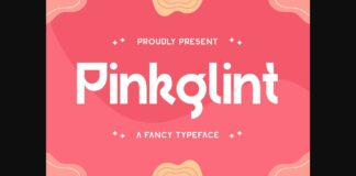 Pinkglint Font Poster 1