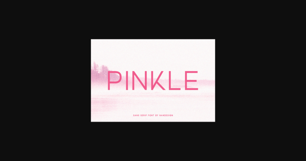 Pinkle Font Poster 3