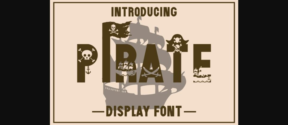 Pirate Font Poster 3