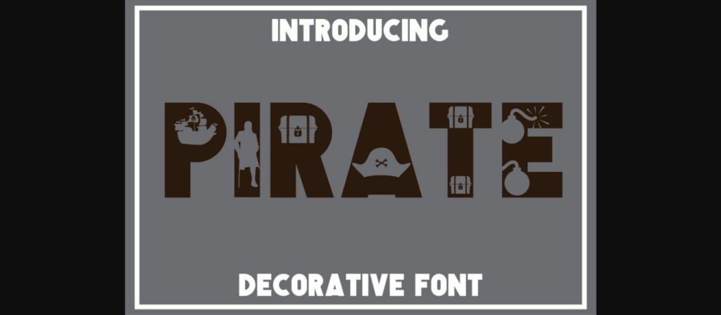 Pirate Font Poster 1