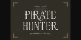 Pirate Hunter Font Poster 1