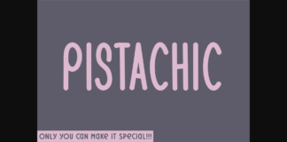 Pistachic Font Poster 1