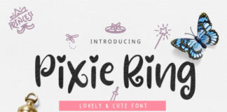 Pixie Ring Font