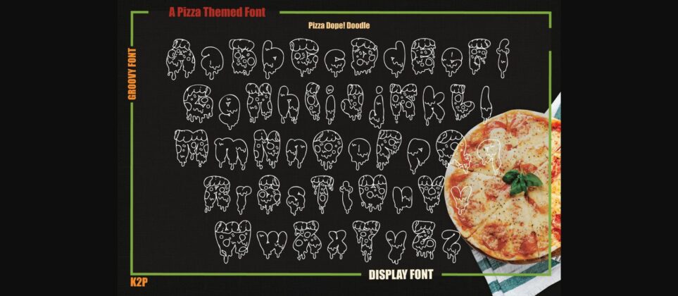 Pizza Dope Font Poster 5