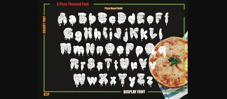 Pizza Dope Font Poster 6