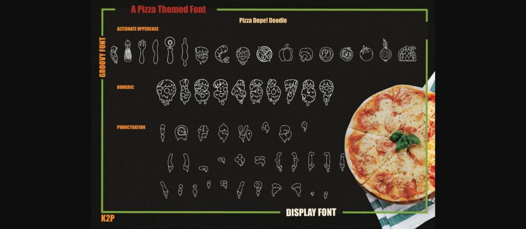 Pizza Dope Font Poster 10