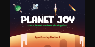 Planet Joy Font Poster 1