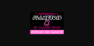 Planetoid X Font Poster 1