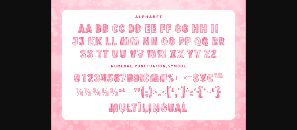 Plant Love Font Poster 7