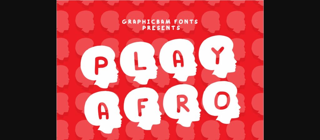 Play Afro Font Poster 3