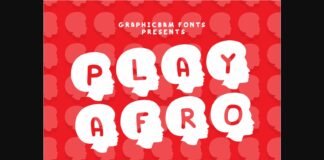 Play Afro Font Poster 1