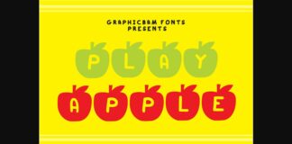 Play Apple Font Poster 1