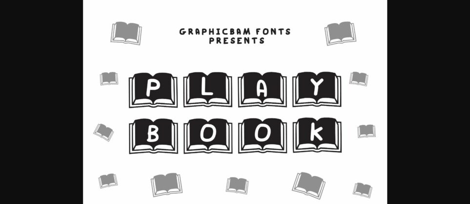 Play Book Font Poster 3