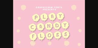 Play Candy Floss Font Poster 1