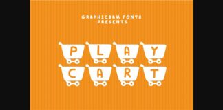 Play Cart Font Poster 1