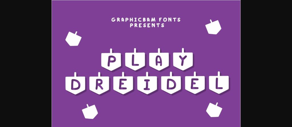 Play Dreidel Font Poster 1