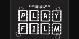 Play Film Font Poster 1